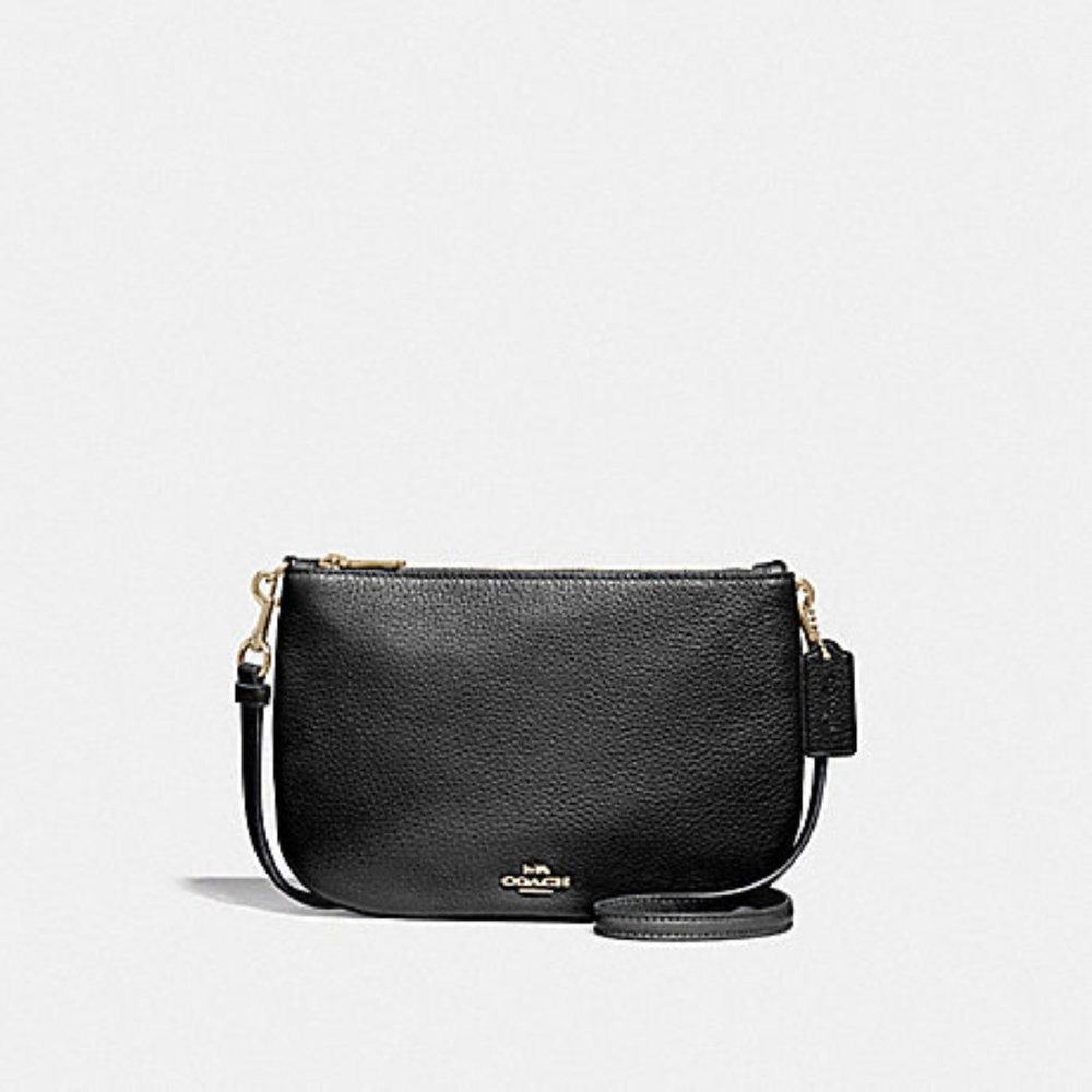 New COACH Transformable Crossbody/Wrislet Black